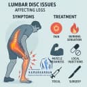 Symptoms of a herniated disc in the legs