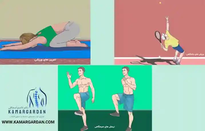 ورزش دیسک کمر مهره 4 و 5 ورزش دیسک کمر مهره 4 و 5