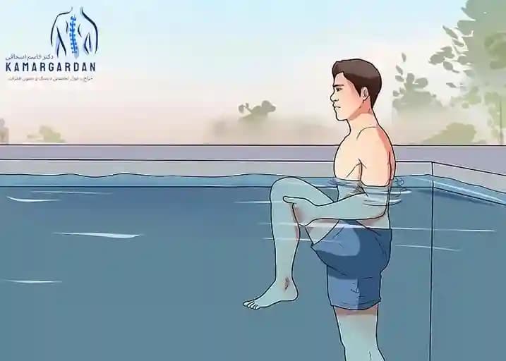 آب درمانی برای بیماری های دیسک کمر آب درمانی برای بیماری های دیسک کمر